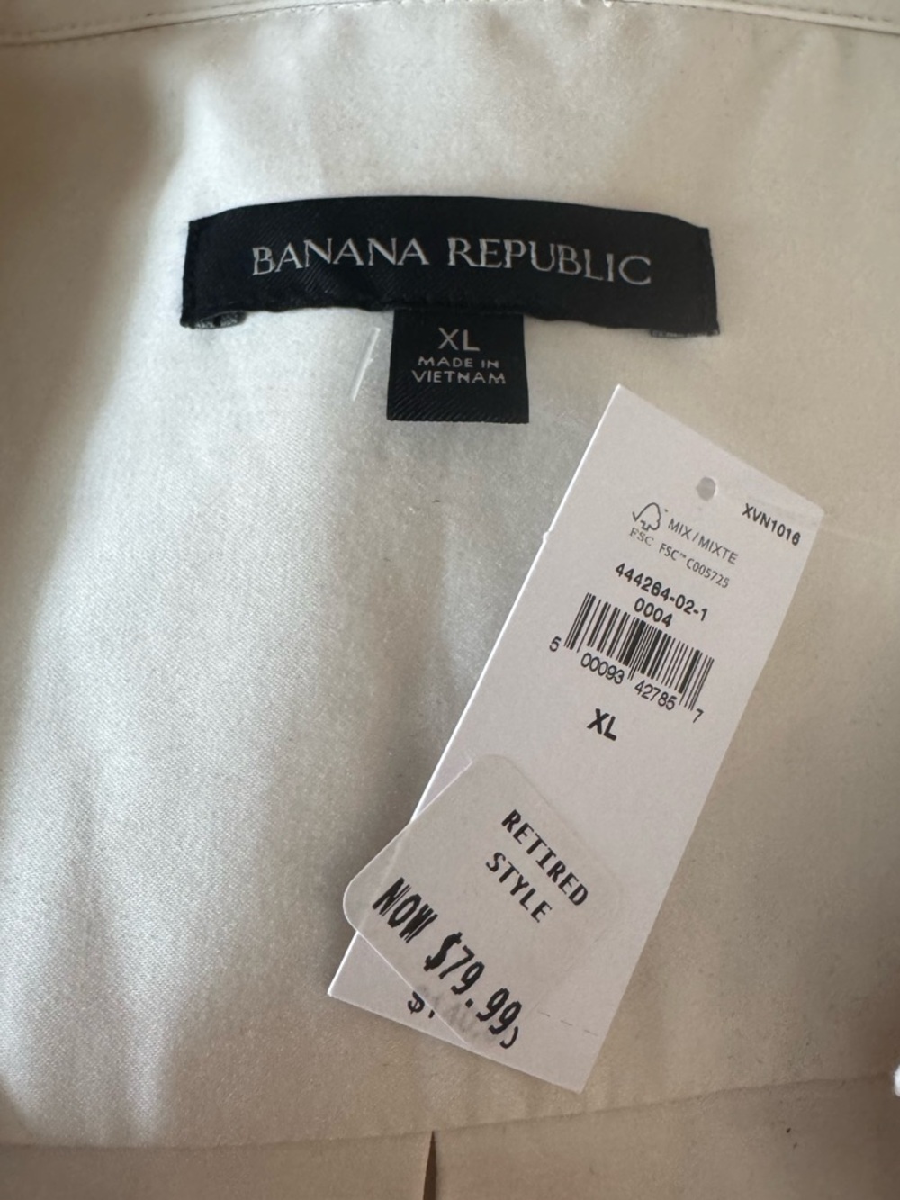 NWT Banana Republic Shirt-Style Dress Size XL - Picture 4 of 4